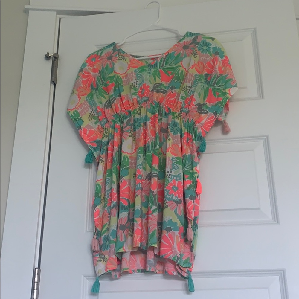 Big girls 10-12 swimsuit cover-up dress